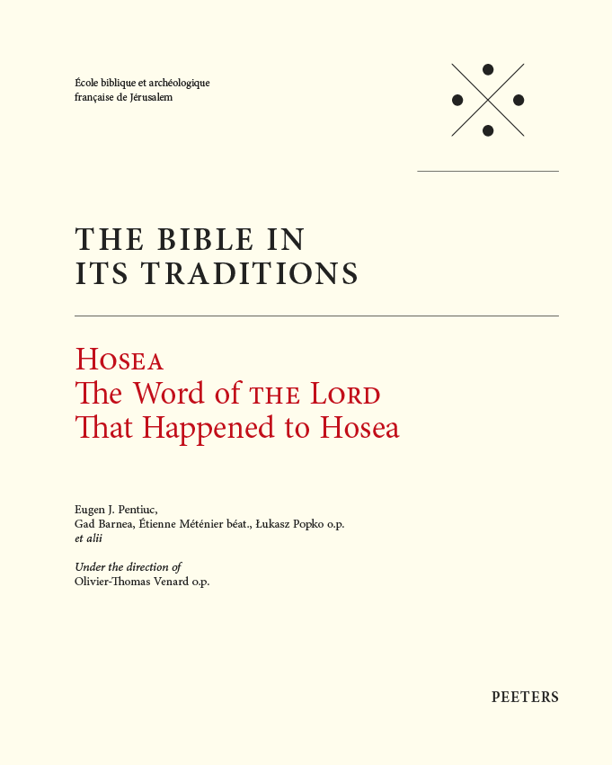 Couverture du livre Hosea