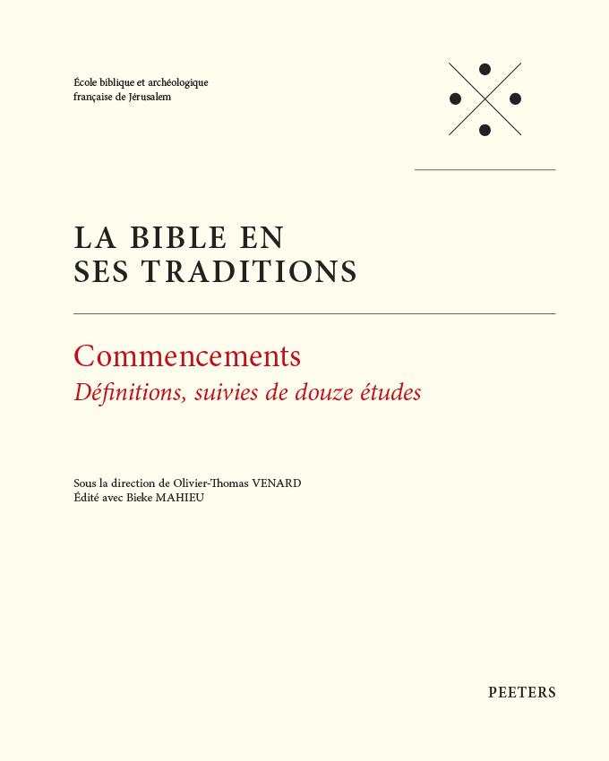 Livre Commencements