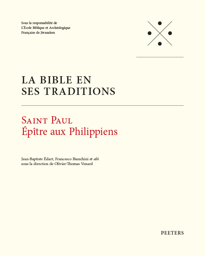Couverture du livre Saint Paul, Épître aux Philippiens
