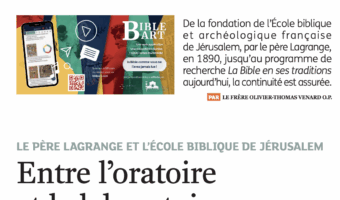Le père Lagrange et « La Bible en ses Traditions » dans « Il est Vivant »