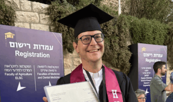 Olivier Catel, docteur de l&rsquo;Université hébraïque de Jérusalem!
