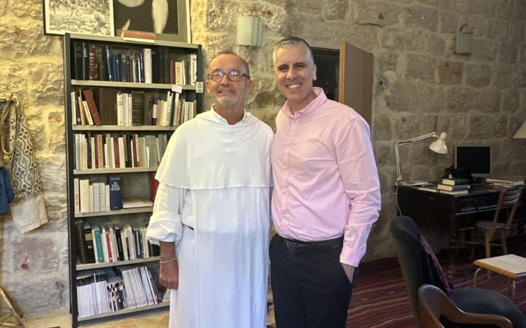 Visite de Simon Azazian, représentant de la fondation Porticus