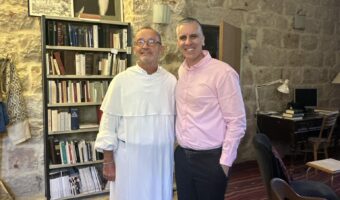 Visite de Simon Azazian, représentant de la fondation Porticus