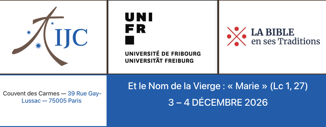 Colloque international « Bible et Marie » à Paris, les 3 et 4 décembre