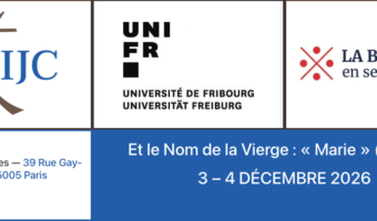 Colloque international « Bible et Marie » à Paris, les 3 et 4 décembre